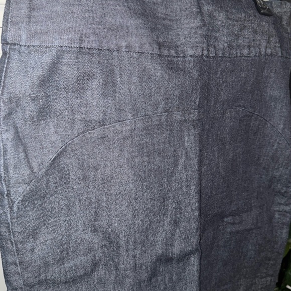 Dark Navy Knee Length Pencil Denim Skirt by Gap - Size 14 - Picture 2 of 13